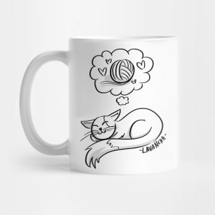 Cat Dreaming Mug